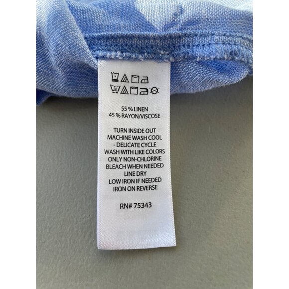 Haute Hippie Jumpsuit Size Medium Sleeveless Wide Leg Square Neck Linen Blend - Picture 6 of 9